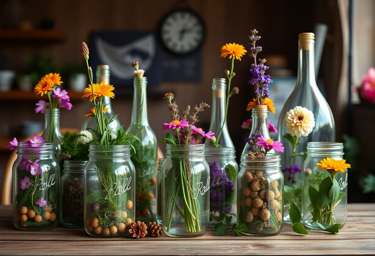 Mastering Mason Jar Projects - 10 Stunning Ways To Combine Glass Bottles And Jars